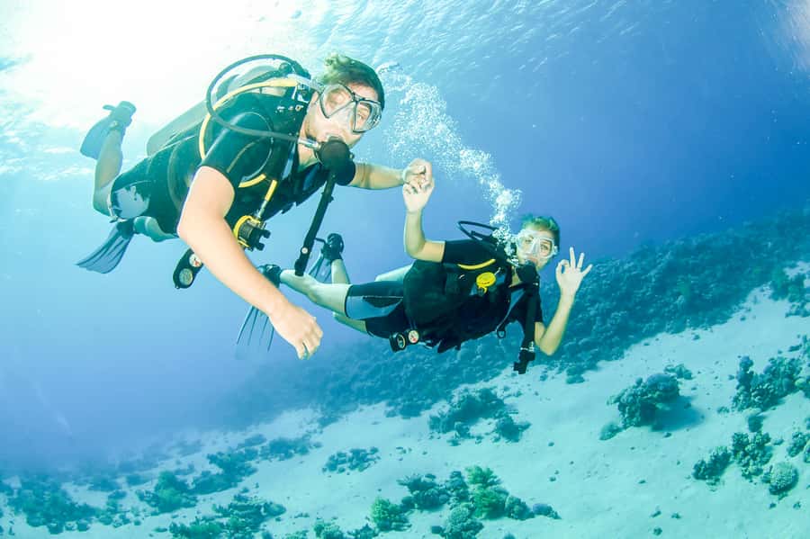 From Dubai: Fujairah Scuba Dive and Snorkeling - Getting fitted with equipment in Fujairah