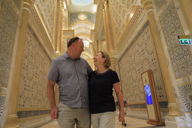 From Dubai To Abu Dhabi: Royal Palace, Grand Mosque &Etihad Tower - Qasr Al Watan shows the official face of the UAE