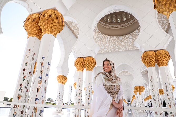 From Dubai To Abu Dhabi: Royal Palace, Grand Mosque &Etihad Tower - Emirates Palace is a pass-by photo stop