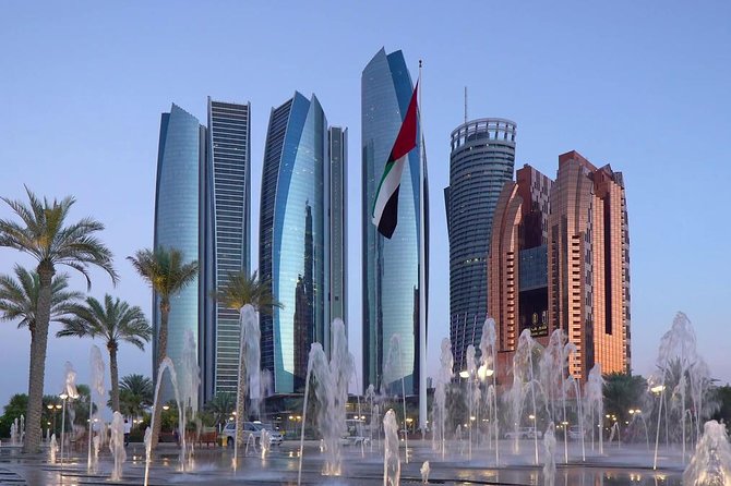 Guided Abu Dhabi City Tour with Sheikh Zayed Grand Mosque - Corniche, Heritage Village, and the view toward the palace