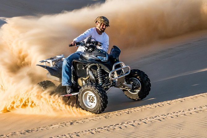 Half-Day Evening Desert Safari in Dubai with BBQ Dinner - Sunset photographs on open sand