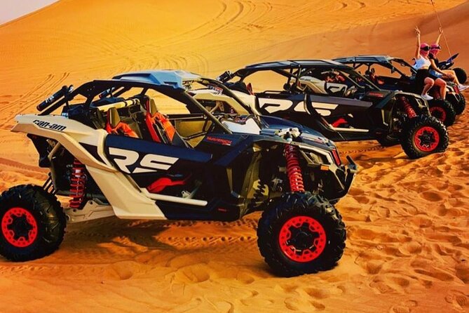 High-Powered Can-Am 1000cc X3 – Open Desert Adventure for Two - From Dubai hotel pickup to the desert base