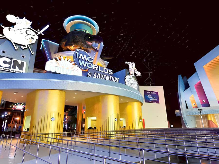 IMG Worlds of Adventure Entry Ticket with Hotel Transfers - Rides for thrill seekers, teenagers, and younger children