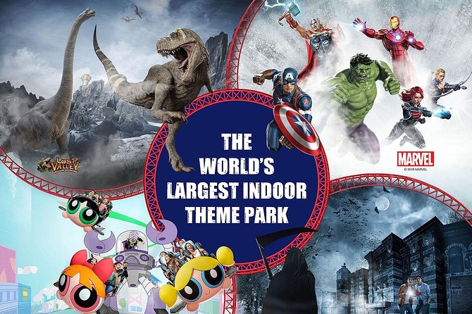 IMG Worlds of Adventure Ticket with Optional Fast Track Upgrade - Marvel Rides for the Biggest Thrills