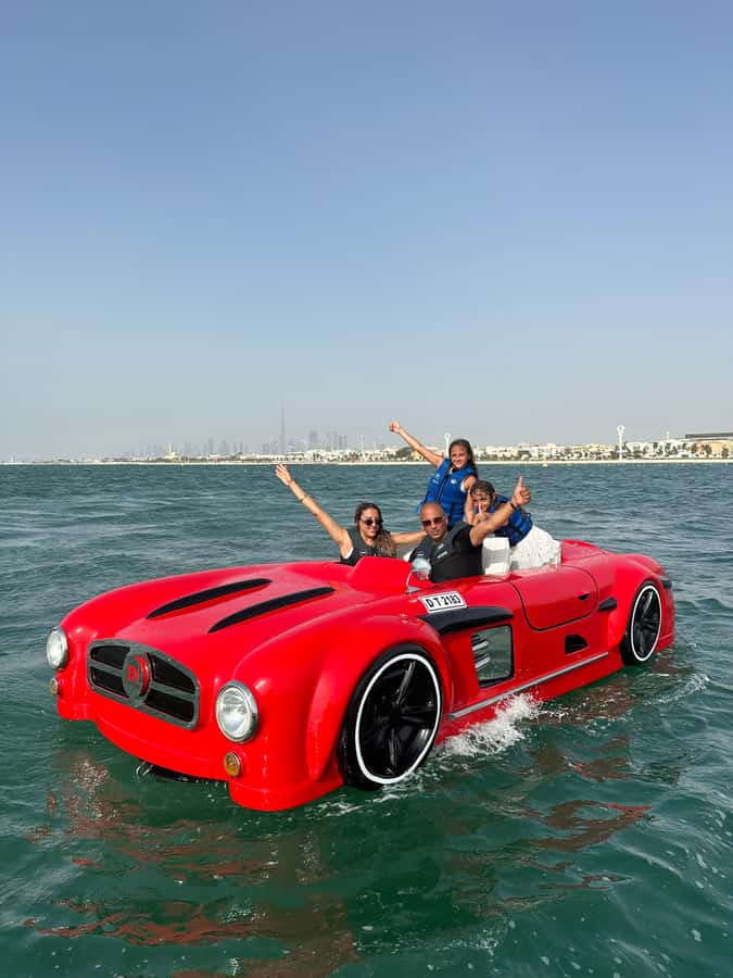 Jet Car: Squad Goals, 4 Seats. 1 Epic Ride Dubai - Booking, cancellation, and what to leave behind