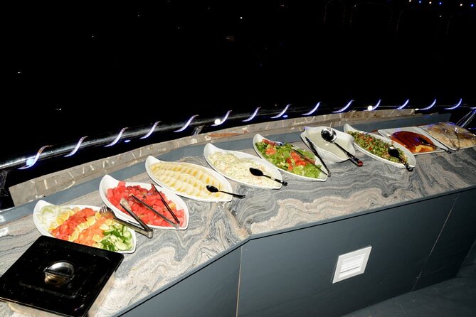 Luxury Dinner at Traditional Dhow Cruise Dubai Marina with Charm - Dinner on board: what the buffet offers