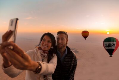 Luxury Hot Air Balloon, Land Rover Defender & Michelin Breakfast