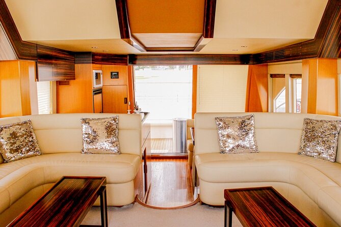 Luxury Yacht Dubai - Book 56 ft Yacht Cruise up to 24 people - Leaving from Dubai Harbour
