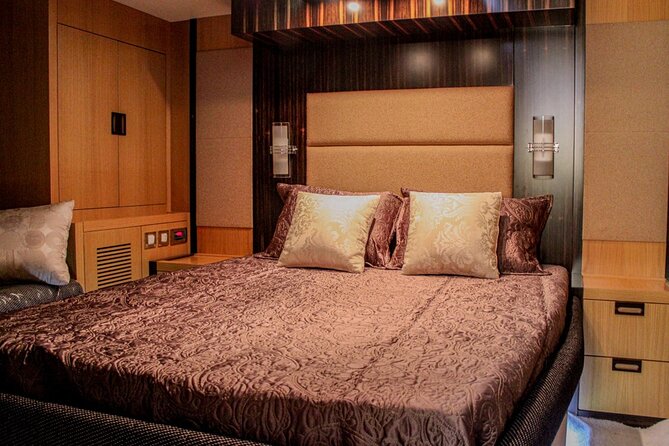 Luxury Yacht Dubai - Book 56 ft Yacht Cruise up to 24 people - Swimming, drinks, music, and celebrations