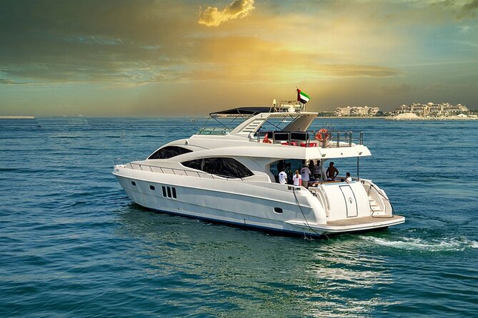 Majesty 77ft Diamond Dust — Dubai's best yacht rental - Crew service and the no-guide detail