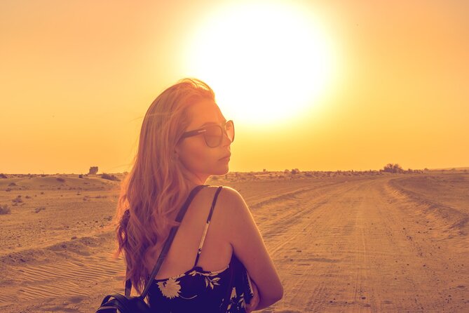 Morning Desert Safari From Abu Dhabi -Camel Ride,Sand Boarding,Camel Farm Visit - Sunrise over the Abu Dhabi dunes