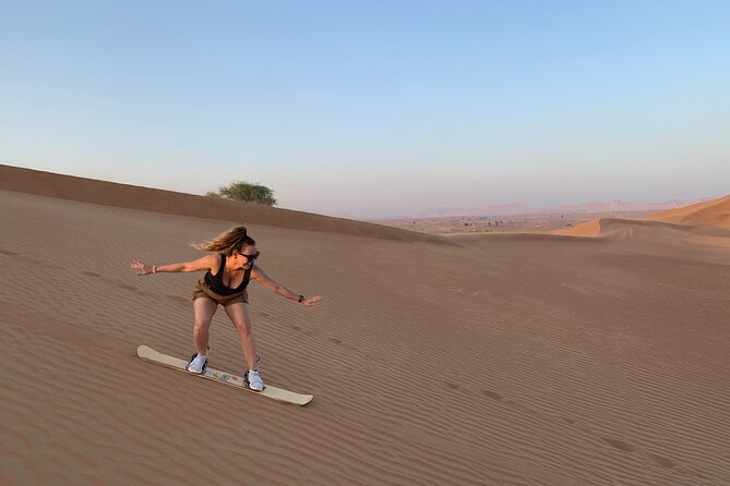 Morning Desert Safari, Quad Bike, Sandboard and Camel Ride - Quad biking at Al Madam