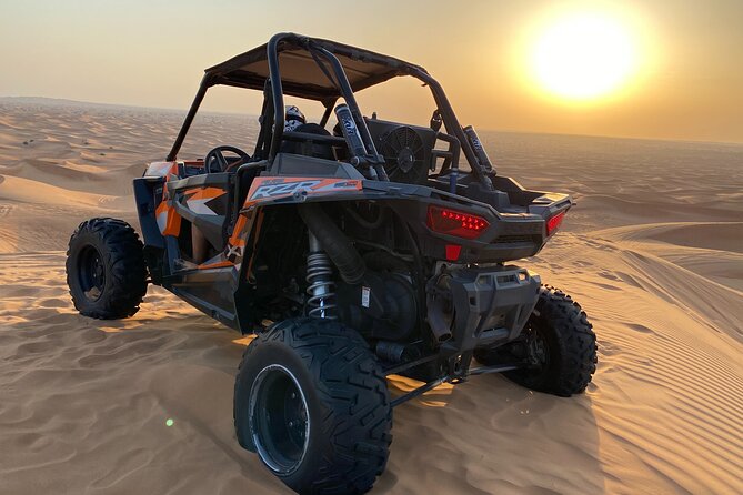 Morning Desert Safari with Buggy Ride & Sandboarding – Shared Car - A 30 to 45-minute 4x4 desert run