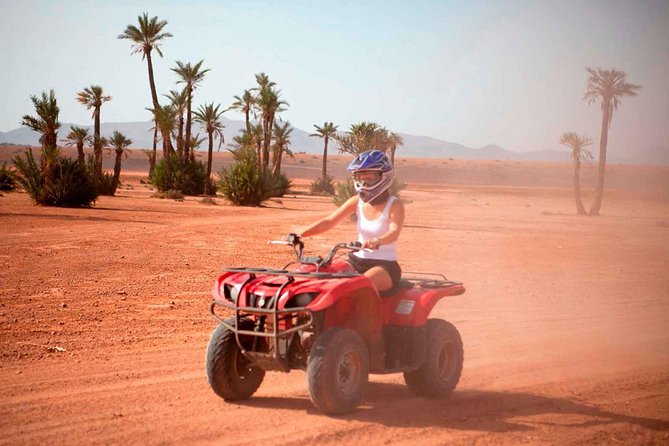 Morning Desert Thrill: Dune Bashing, 30min Quad Bike & Camel Ride - What the 30-minute quad-bike session is really like