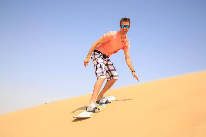 Morning Red Dunes Desert by Quad Bike, Dune Bashing, Camel Ride & Sandboarding - Thirty to forty minutes of dune bashing