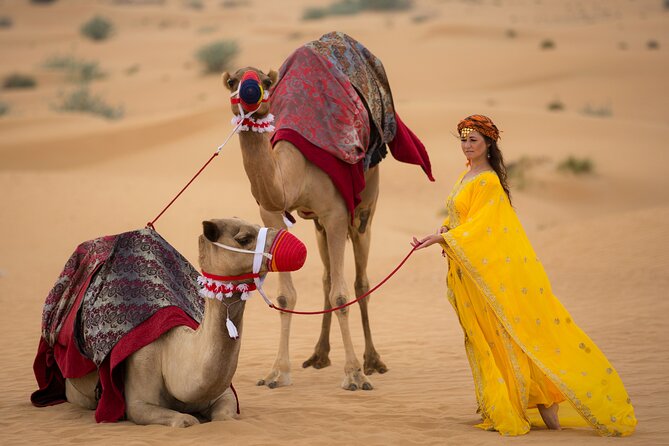 Morning Red Dunes with Camel Ride, Sandboarding and Refreshments - Falcon photos and the short camel ride