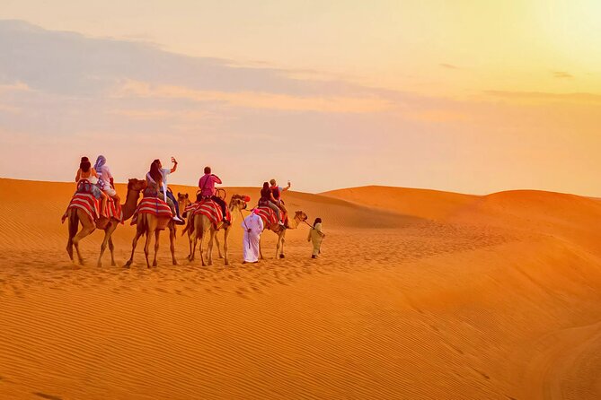 Morning Thrill: Exciting Desert Safari Adventure Camel Ride Dubai - Sandboarding on the tall dunes