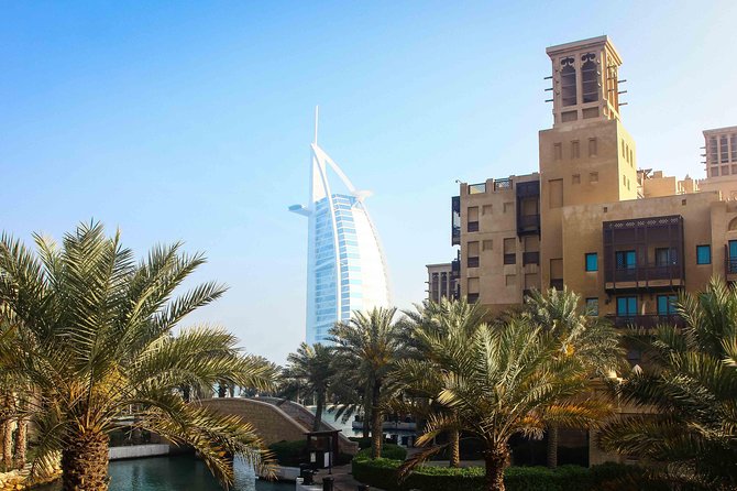 Old and Modern Dubai City Tour - Burj Al Arab from the beach