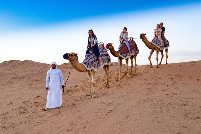 Over Night Royal Vision Camp BBQ Dinner, DOME TENTS, sleeping bags, breakfast - Desert activities, Arabic coffee, and the camel ride