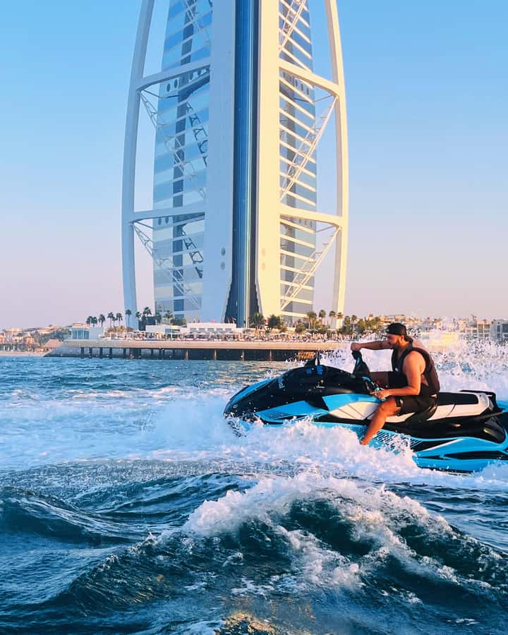 Palm Jumeirah: 1.5-Hour Guided Jet Ski Tour - Burj Al Arab and the Jumeirah shoreline