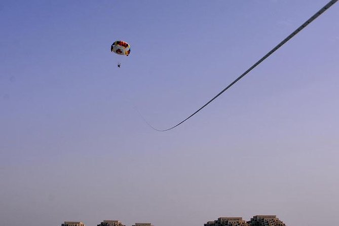 Parasailing - Taking off from DoubleTree Marjan Island