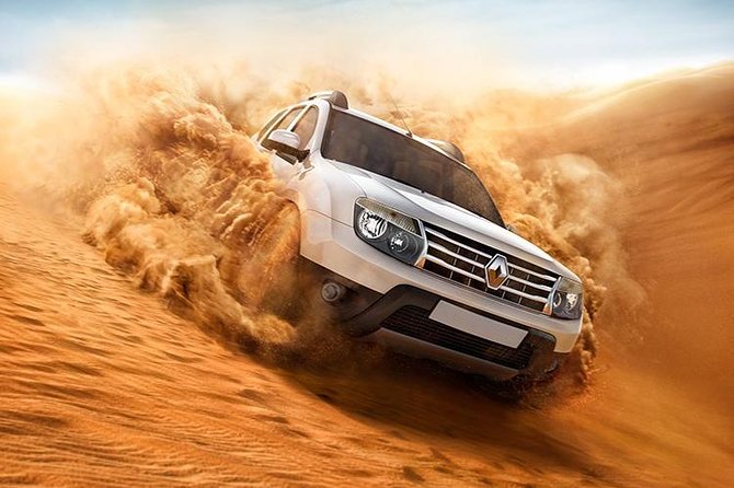 Premium Desert Safari Dubai: Desert Camping & Dune Bashing - From Dubai hotel pickup to the red dunes