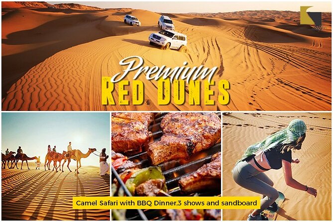 Premium Desert Safari Dubai: Desert Camping & Dune Bashing - Sunset, sand boarding, and the best photographs