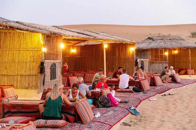 Premium Dubai Desert Safari with BBQ Dinner in the Red Dunes - Lahbab camel farm: brief, traditional, and mainly photographic
