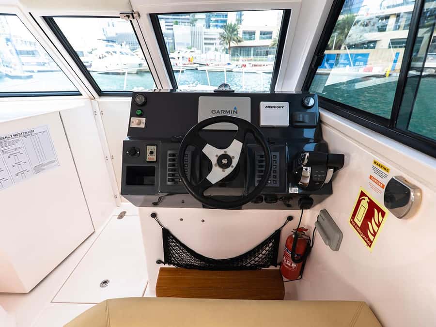 Private Boat Dubai: 36ft - Ain Dubai and the open-water views