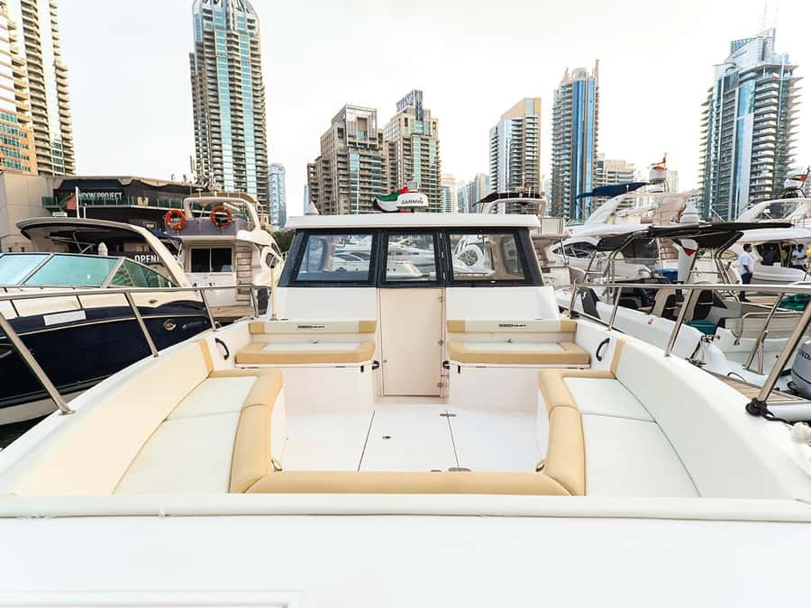 Private Boat Dubai: 36ft - Burj Al Arab and the return to the marina