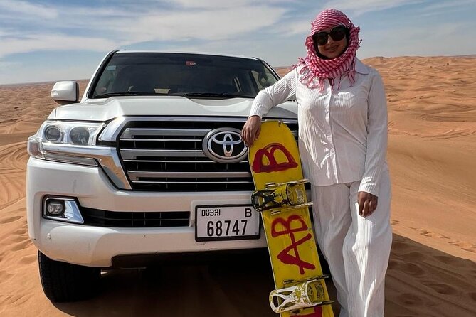 Private Desert Safari Tour Adventure in Dubai - Sandboarding and camel riding on a short schedule