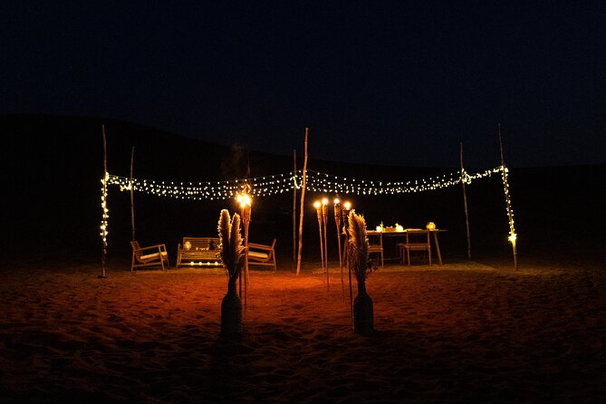 Private Dinner in the dunes in the Mleiha National Park - Key points to know before you book