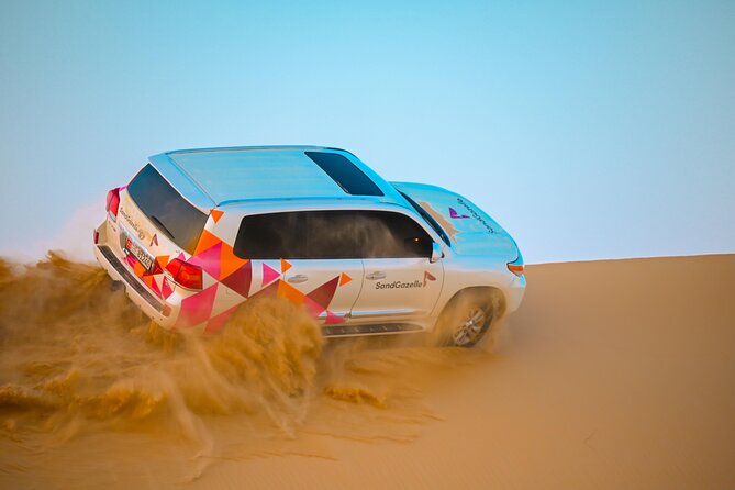 Private Dune Bashing in Abu Dhabi - Morning Desert Safari - Dune bashing in a Land Cruiser