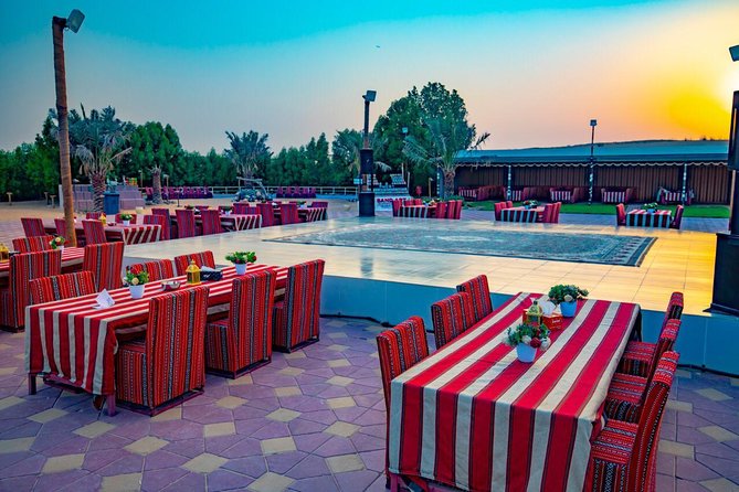 Private Evening Desert Safari Dubai with Hot BBQ Dinner - The shared Bedouin-style camp