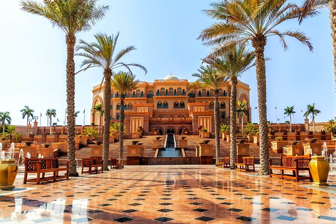 Private Sightseeing Tour in Abu Dhabi - Emirates Palace and the Etihad Towers view