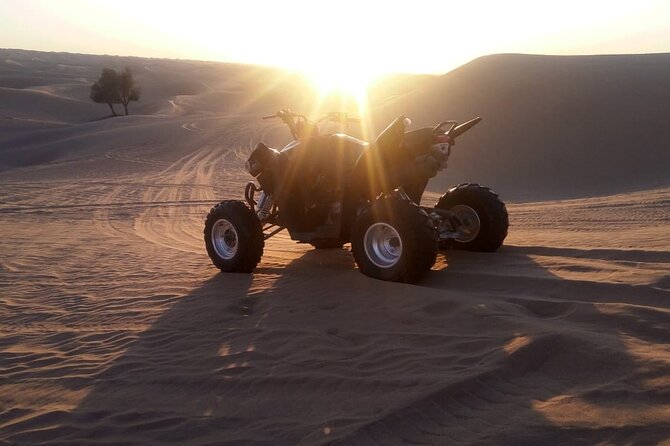 Private Sunrise Quad Bike in Dubai-Al Ain Road - Riding into the deep desert at sunrise