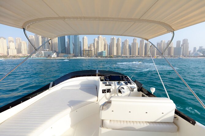 Private Yacht Cruising Rental from Dubai Marina - Setting sail from Dubai Harbour