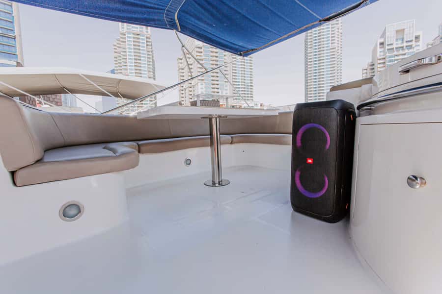 Private Yacht Dubai: 56ft - Atlantis, the Palm and the Burj Al Arab