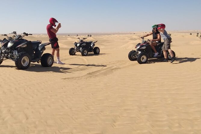 Quad biking tour with or without pick and drop(Abu dhbai ) - A private ride instead of a full desert safari