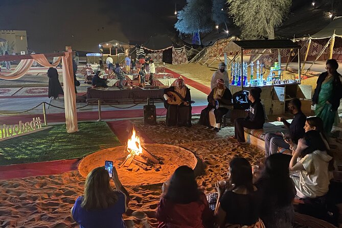 RAK Desert Safari and BBQ Dinner with RAK pick up - Arabic coffee, dates, and the Bedouin camp