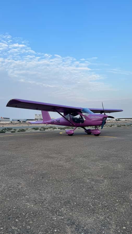 Ras Al Khaimah: Scenic Microlight Adventure Over Desert - Taking the controls under pilot guidance