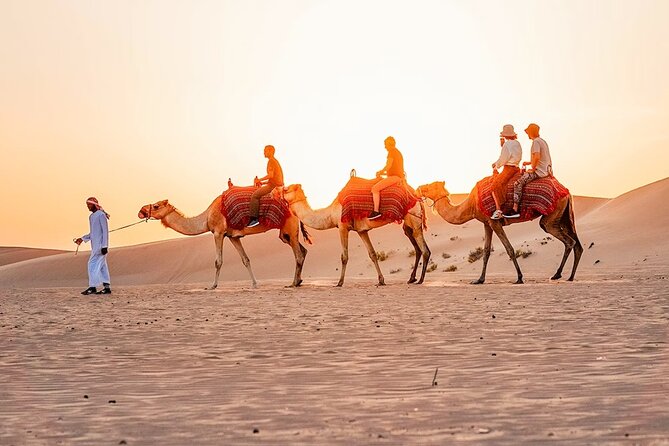 Red Desert Safari With Camel Ride & Sand Skiing - Twenty-five minutes across the red dunes