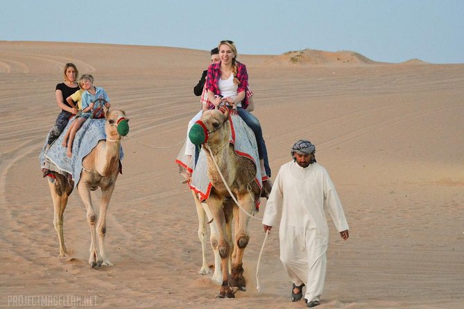 Red Dune evening Desert Safari With BBQ dinner and Camel ride - Pickup by Land Cruiser keeps the evening simple