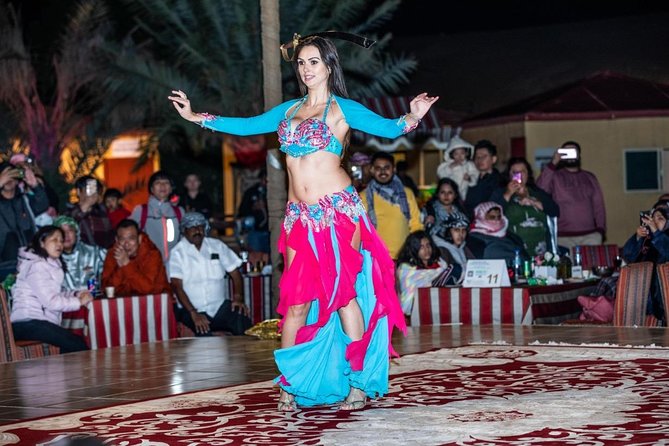 Red Dunes Desert Safari with 4x4 Pick up & Drop, Camel ride, BBQ and Live shows - Belly Dance, Fire, and Tanoura