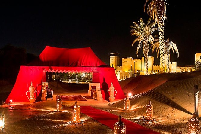 Sahara Arabian Desert Dinner Experience with Transport from Dubai - A fast-moving evening of music and dance