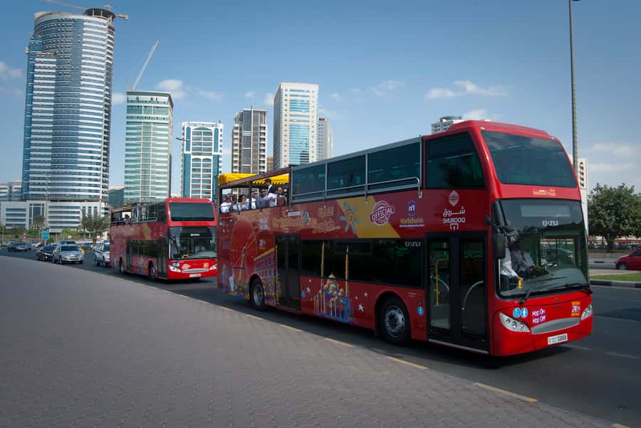 Sharjah: City Sightseeing Hop-On Hop-Off Bus Tour - Al Khan Beach and the aquarium stop
