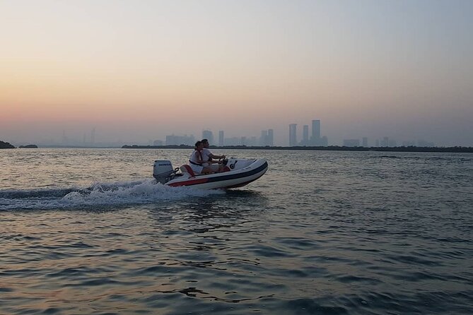Small-Group Self-Drive Speedboat Tour in Yas Island Mangroves - Open-water speed and the Yas Island skyline