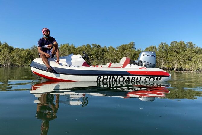 Small-Group Self-Drive Speedboat Tour in Yas Island Mangroves - Heritage Island and the return along Al Raha Creek