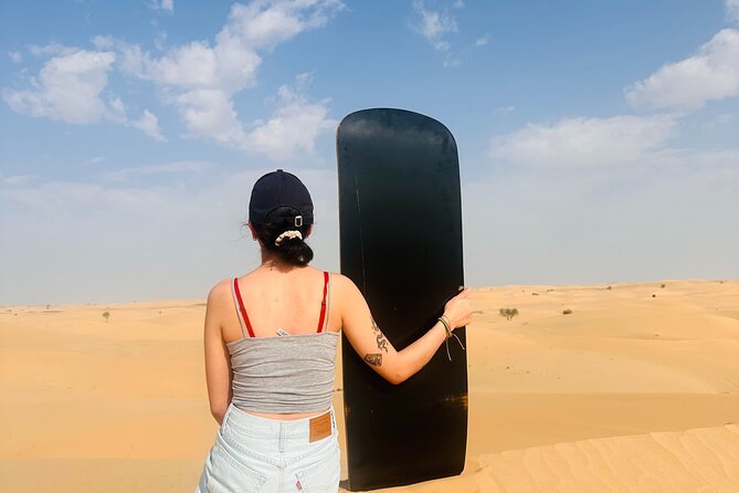 Sunrise Safari in Abu Dhabi's Desert - Sandboarding and the camel ride