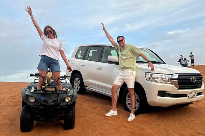 Sunset Desert Safari Quad bike Camel ride Sand Board & BBQ Dinner - BBQ buffet and evening entertainment